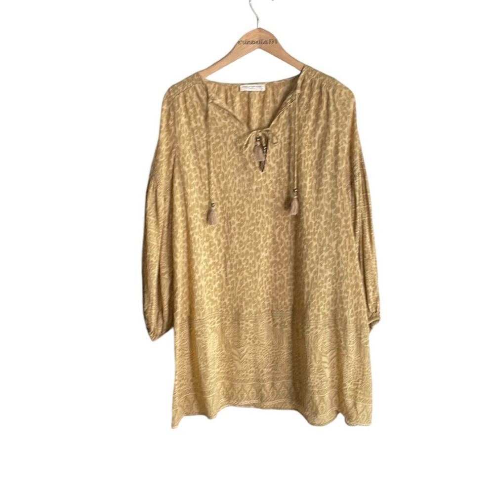 Spell Wild Thing Tunic Dress in Mustard - Picture 2 of 16